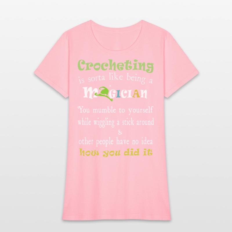 crocheting is sorta like being a magician swim