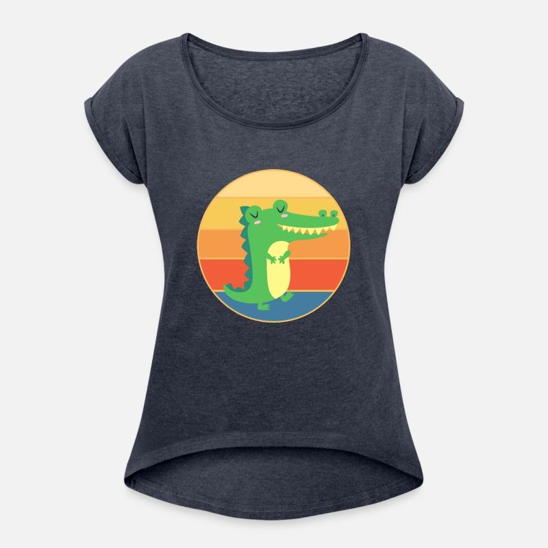 Crocodile Retro Sunset Vintage Wild Animal