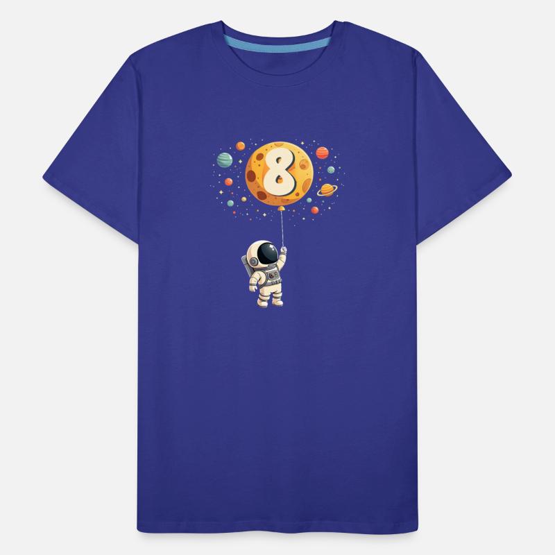Cute Astronaut 8th Birthday Space Theme