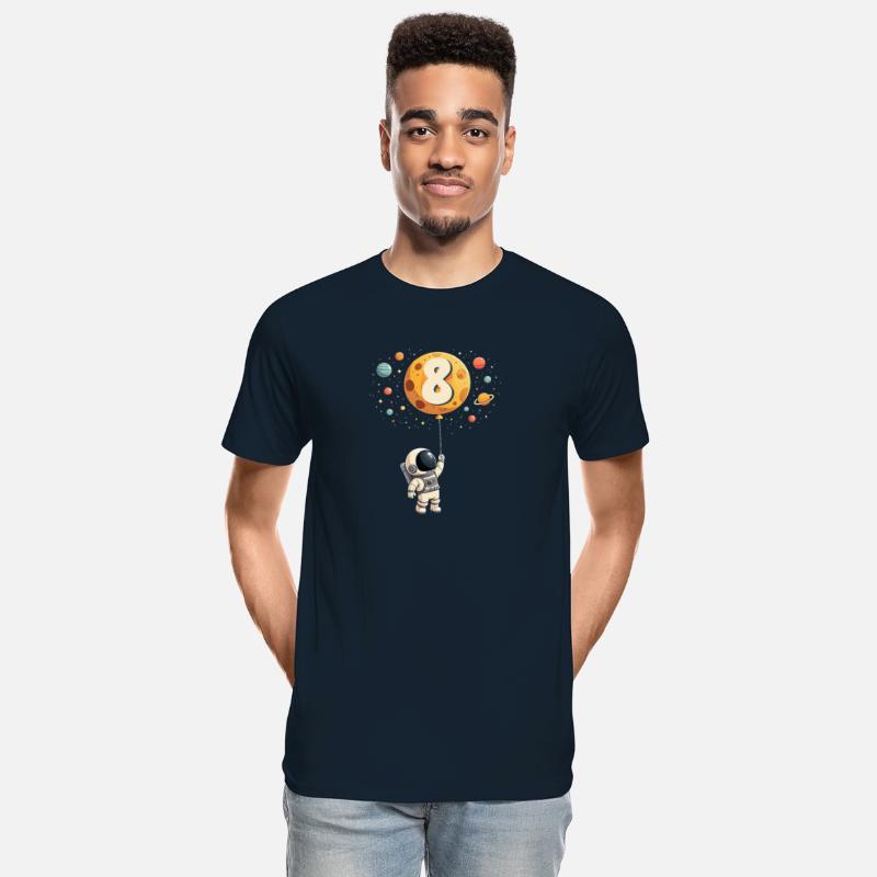 Cute Astronaut 8th Birthday Space Theme