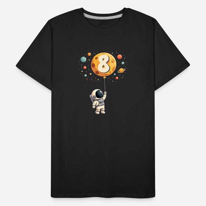 Cute Astronaut 8th Birthday Space Theme