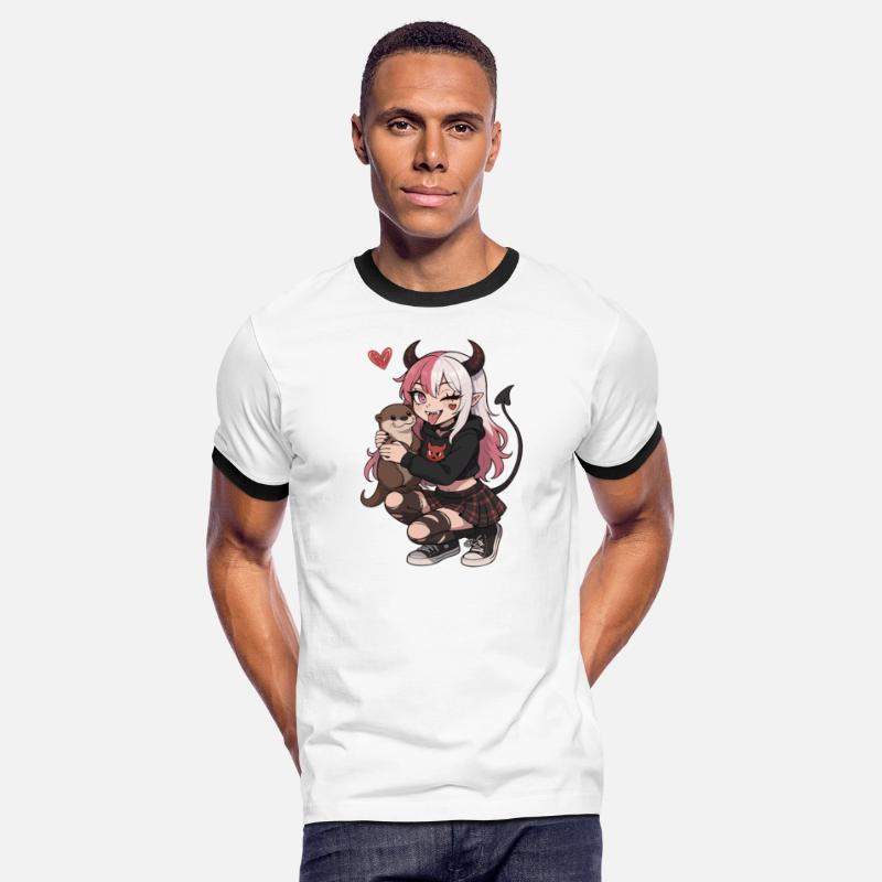 Cute Demon Girl Otter Goth