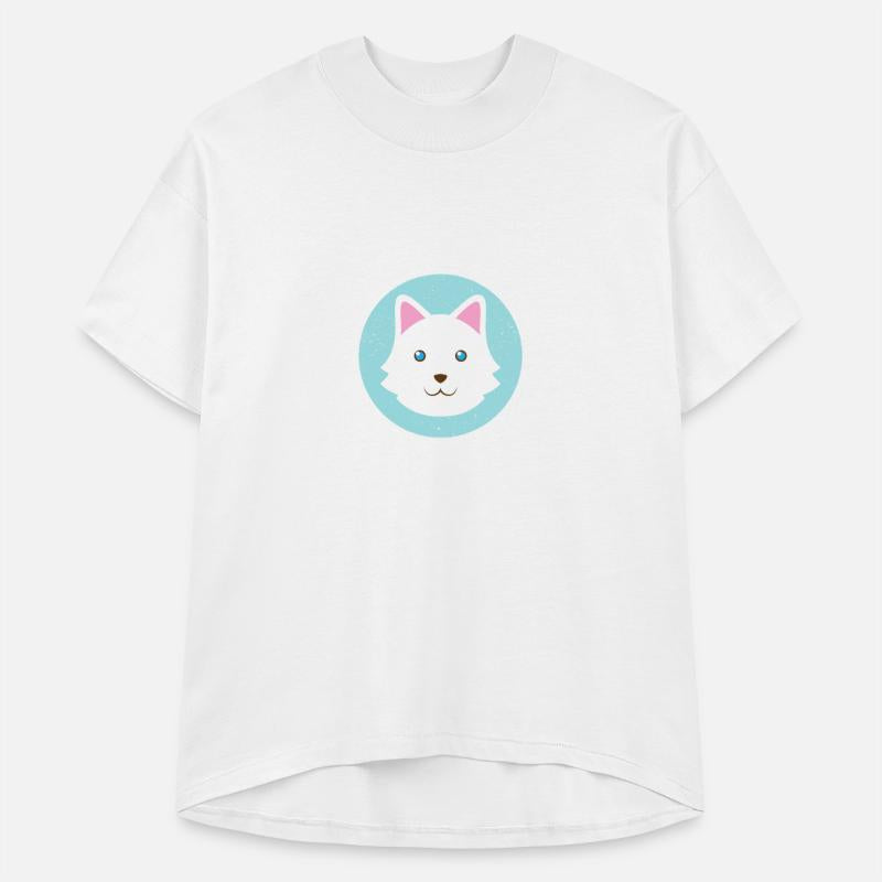 cute Dog with white Fur