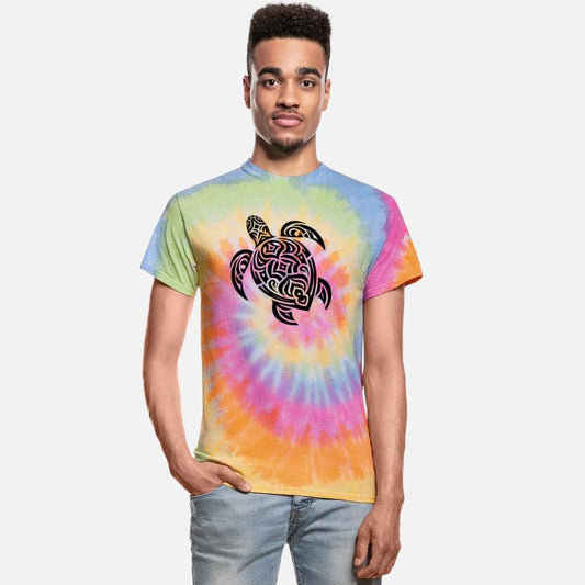 Cute Turtle Tribal Tattoo Style