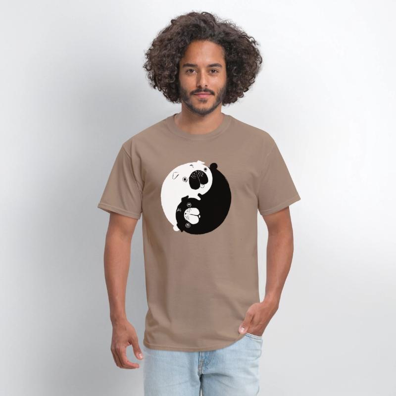 Cute Yin Yang Pugs Dog And Animal Lovers Adorable