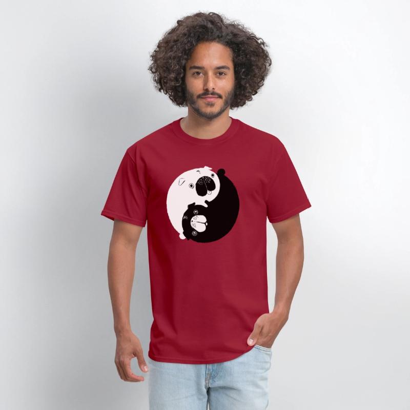 Cute Yin Yang Pugs Dog And Animal Lovers Adorable