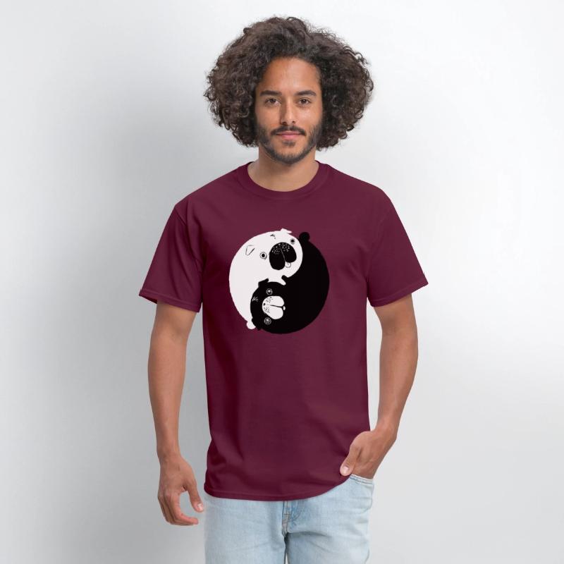 Cute Yin Yang Pugs Dog And Animal Lovers Adorable