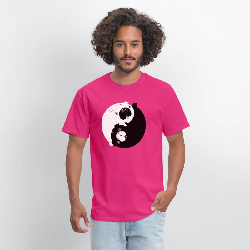 Cute Yin Yang Pugs Dog And Animal Lovers Adorable