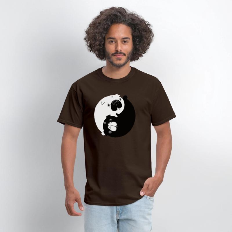 Cute Yin Yang Pugs Dog And Animal Lovers Adorable