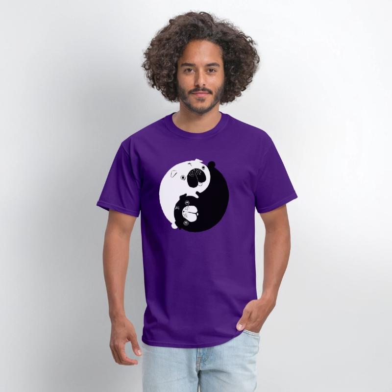 Cute Yin Yang Pugs Dog And Animal Lovers Adorable