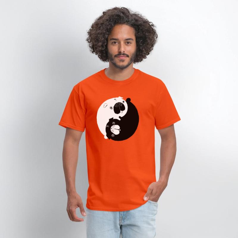 Cute Yin Yang Pugs Dog And Animal Lovers Adorable