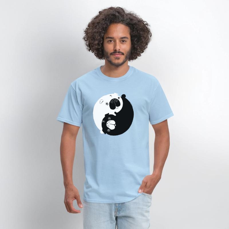 Cute Yin Yang Pugs Dog And Animal Lovers Adorable