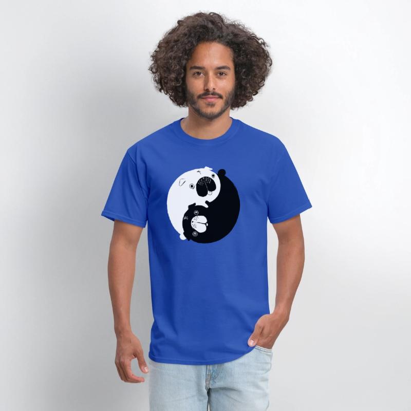 Cute Yin Yang Pugs Dog And Animal Lovers Adorable