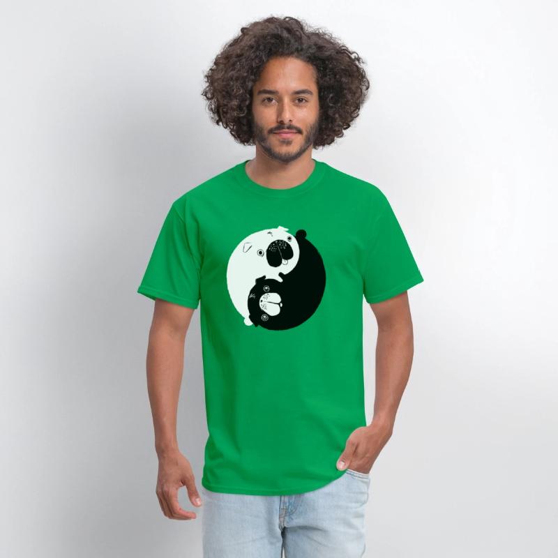 Cute Yin Yang Pugs Dog And Animal Lovers Adorable