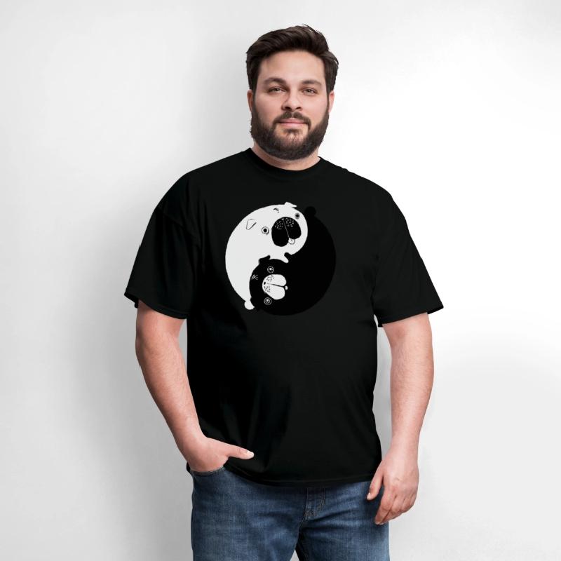Cute Yin Yang Pugs Dog And Animal Lovers Adorable
