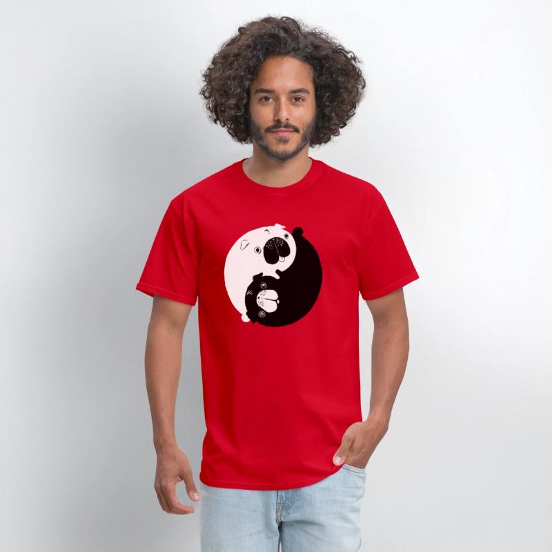 Cute Yin Yang Pugs Dog And Animal Lovers Adorable