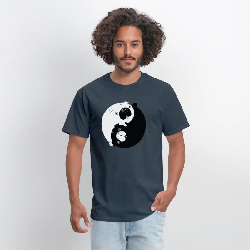 Cute Yin Yang Pugs Dog And Animal Lovers Adorable