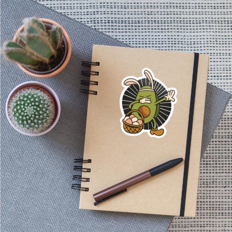 Dabbing Avocado Easter Bunny