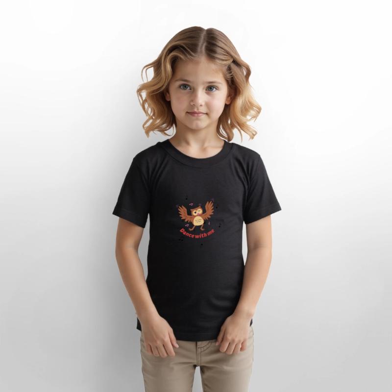 Dancing owl on kids Premium T-Shirt