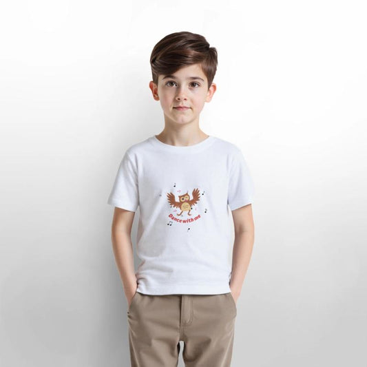Dancing owl on kids Premium T-Shirt