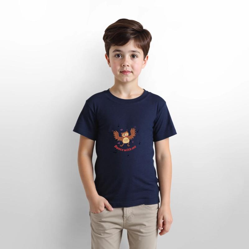 Dancing owl on kids Premium T-Shirt