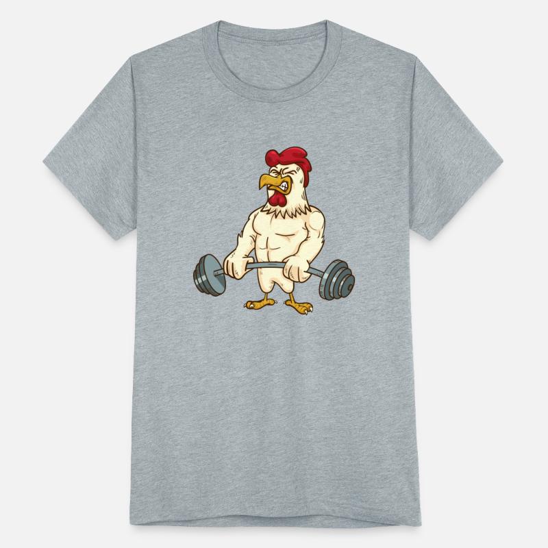 Deadlift Gym Chicken Fitness Motivation
