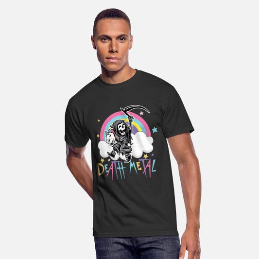 Death Metal Unicorn Grim Reaper Heavy Unicorn