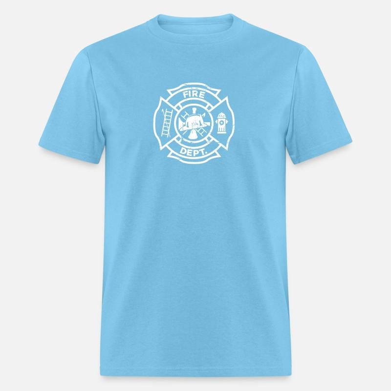 Distressed Firefighter Fire Dept Symbol