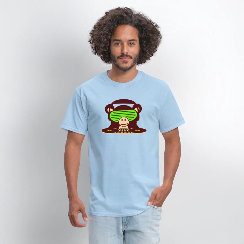 DJ Club Disco Music Party Funny Monkey Chimpanzee