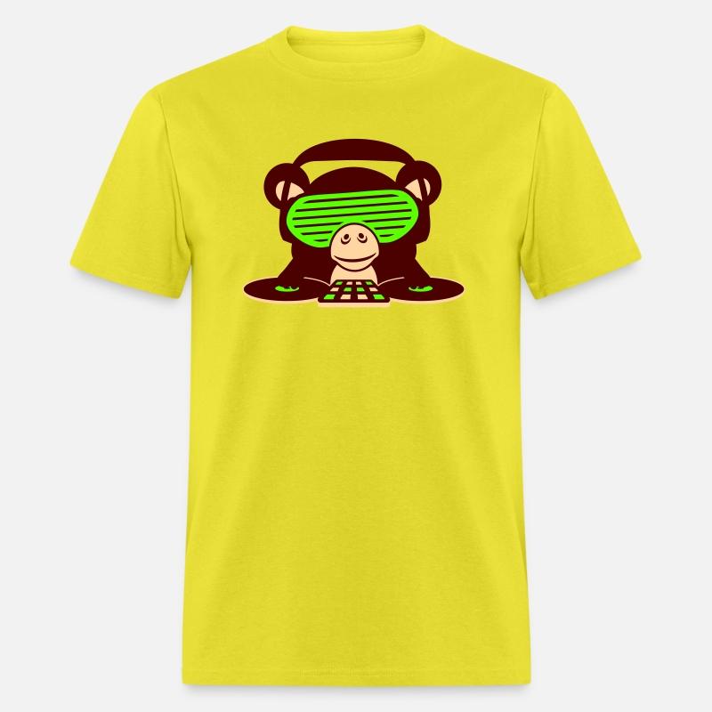DJ Club Disco Music Party Funny Monkey Chimpanzee