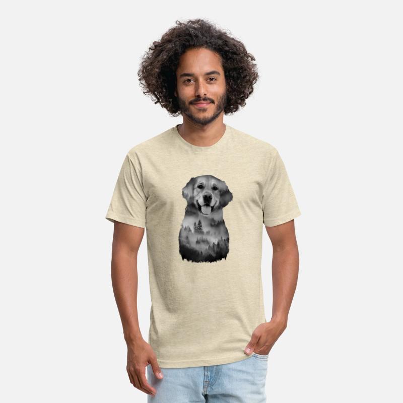 Dog Illustration Golden Retriever Dog Owner Dog