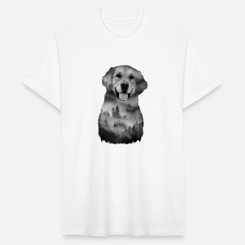 Dog Illustration Golden Retriever Dog Owner Dog