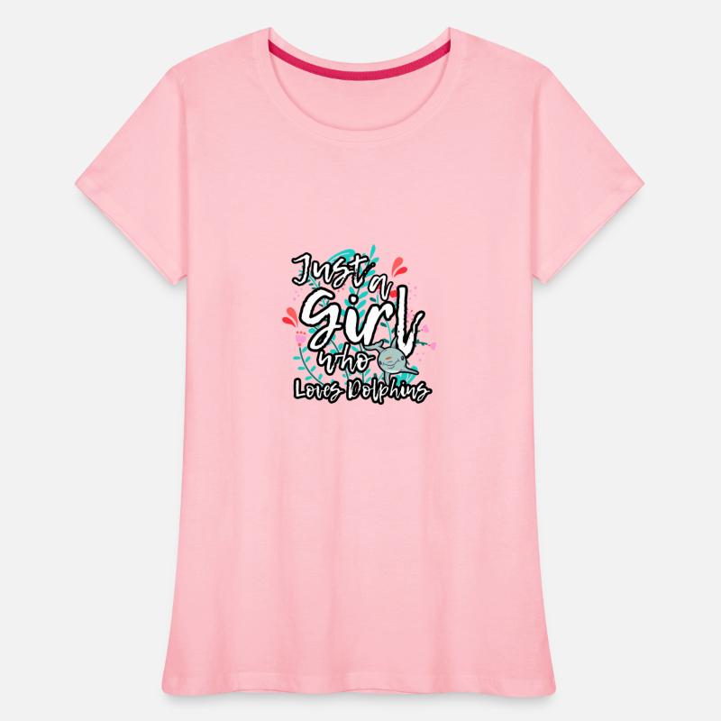 Dolphin Lovers Funny Quote Just A Girl Who Loves D