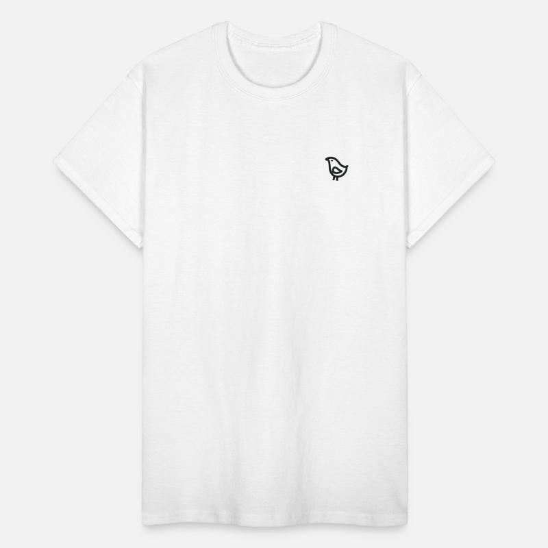 Doodle bird embroidered