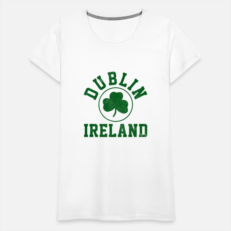 Dublin Ireland Shamrock St Patric Day Green