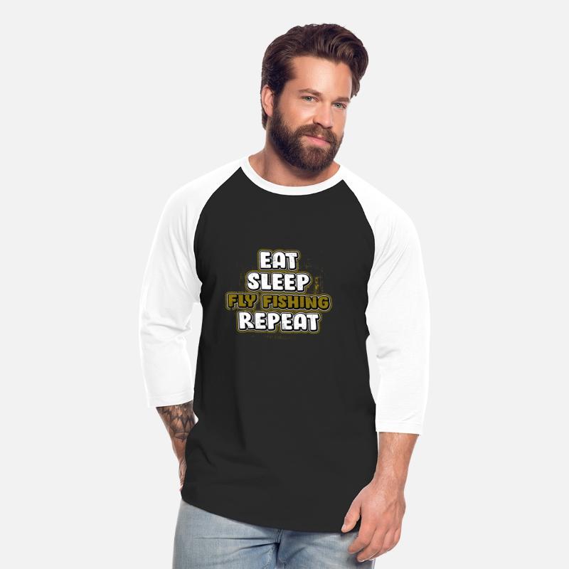 Eat Sleep Fly Fishing Repeat Angling Funny