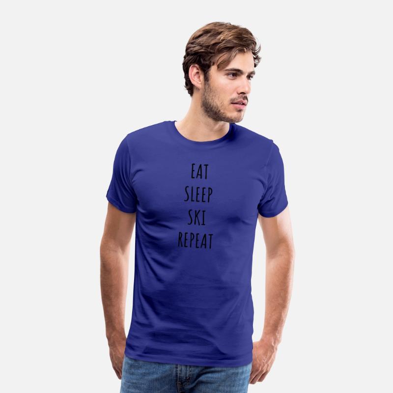 EAT SLEEP SKI REPEAT SHIRT & MERCHANDISE FOR SALE