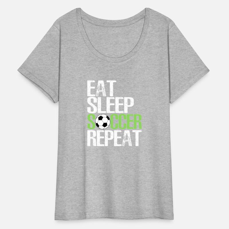 Eat Sleep Soccer Repeat Shirt Sport Player Tshirt