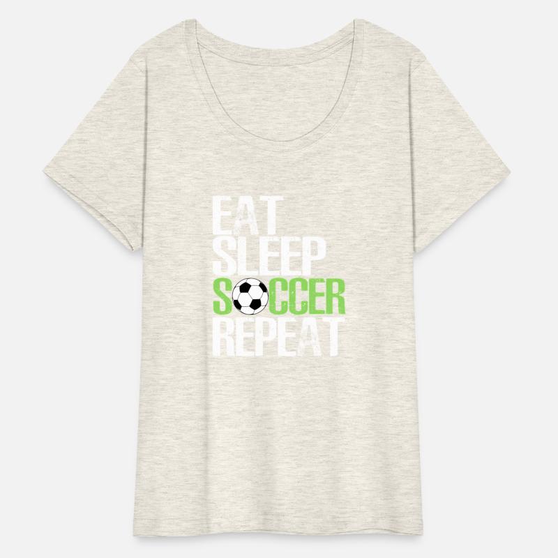 Eat Sleep Soccer Repeat Shirt Sport Player Tshirt