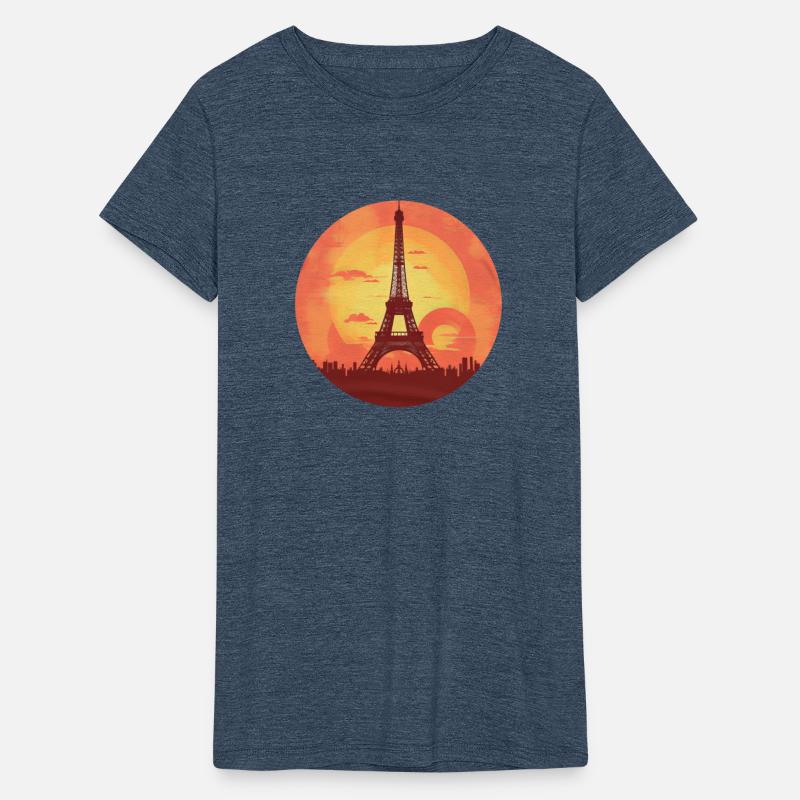Eiffel Tower at Sunset - Romantic Paris Design