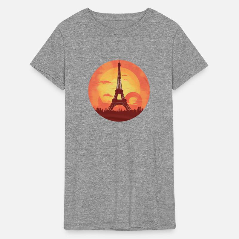 Eiffel Tower at Sunset - Romantic Paris Design