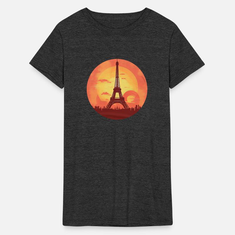 Eiffel Tower at Sunset - Romantic Paris Design