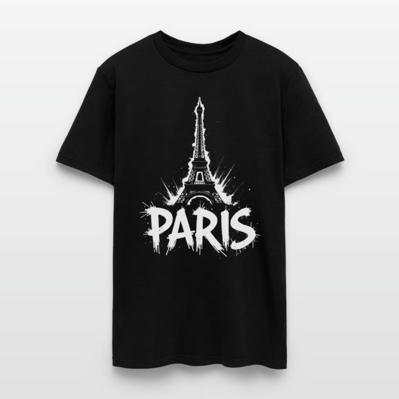 Eiffel Tower Pop Art Night Scene