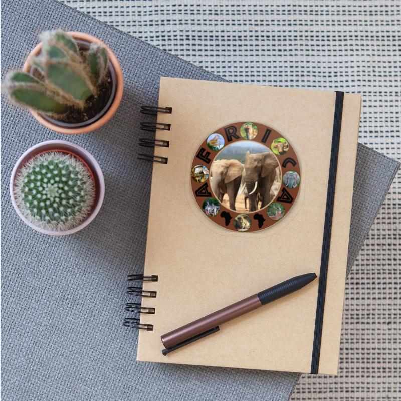 Elephant Siblings Africa Circle