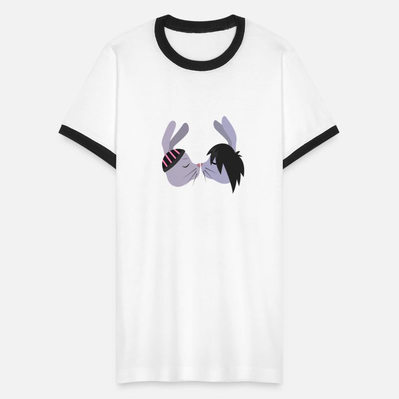 Emo Couple Bunnies In Love