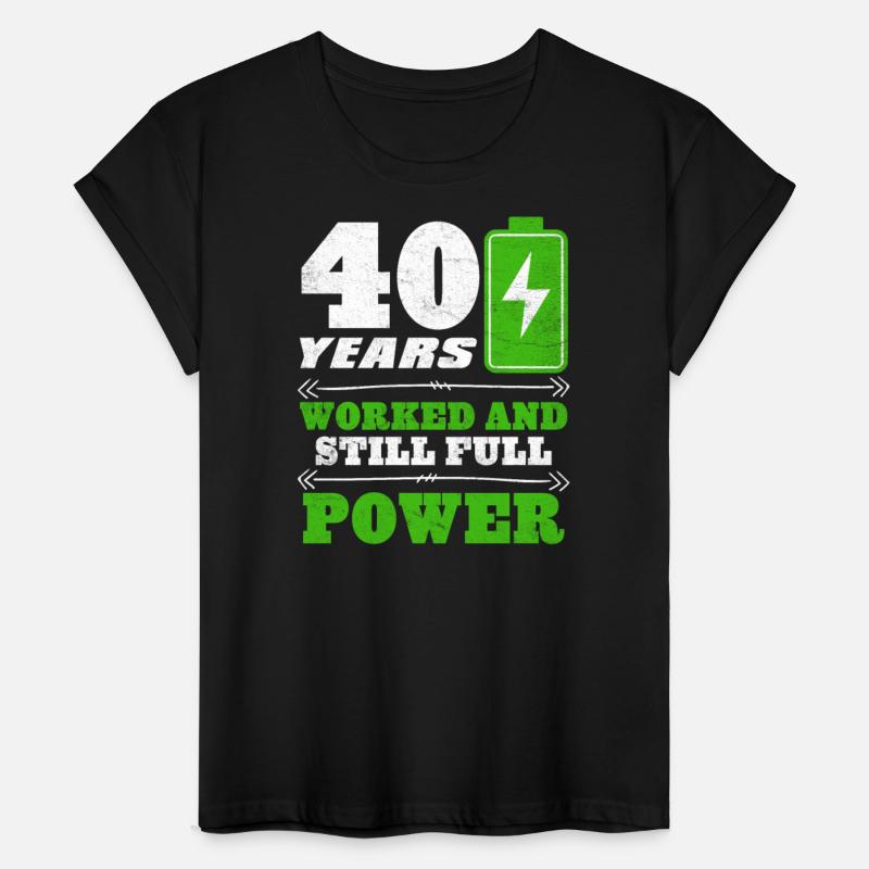 Employee 40 Years Worked Still Full Power