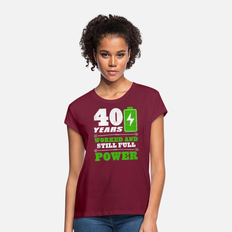 Employee 40 Years Worked Still Full Power