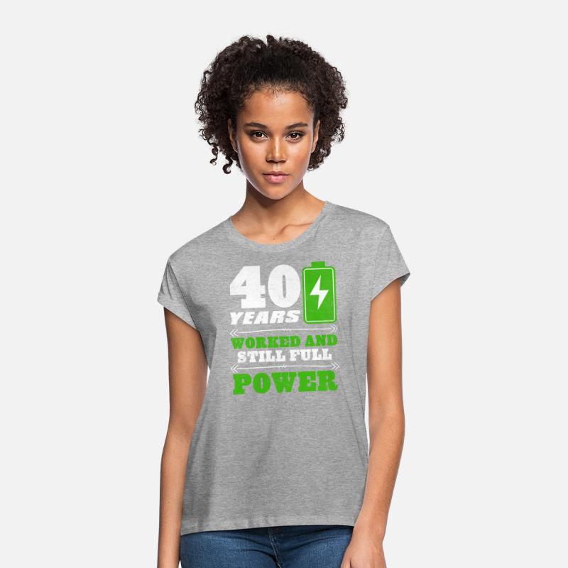 Employee 40 Years Worked Still Full Power