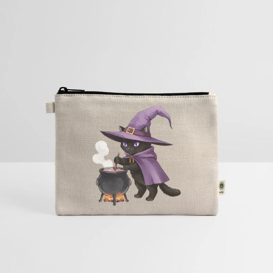 Enchanted Black Cat Witch Illustration