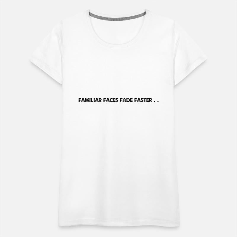 fading faces statement tee